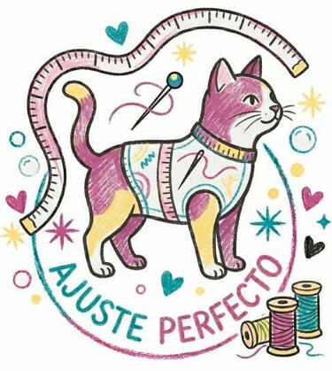 gatito pintado acuarela ajuste perfecto
