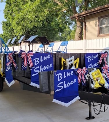 Blue Shoes Parade Truck 2024