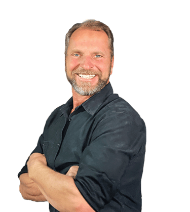 a man with a beard and a black shirt