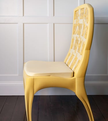 Trellis One chair (side) by Bernard ter Hoeven