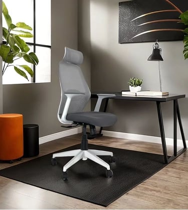 High-back leather chair gas lift and wheel replacement pune