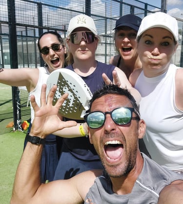 jugadores de padel 