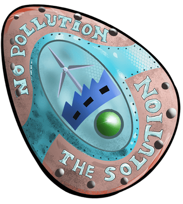 The shield "No Pollution The Solution" of EOTM