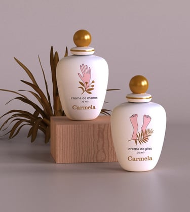 Cosméticos Carmela - Packaging