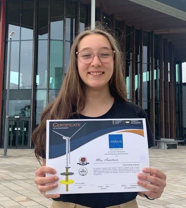 Anastasia, student at Trinity Academy.