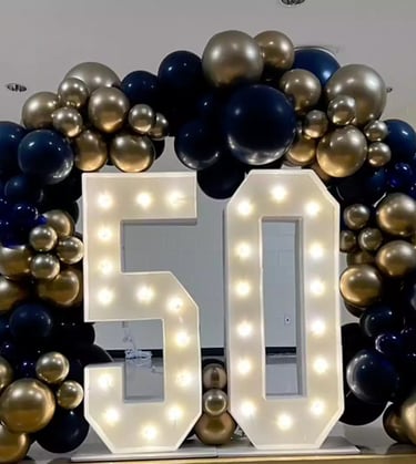 a large number of balloons and balloons in a room