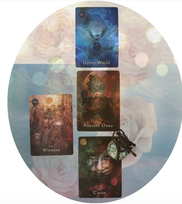 tarot spread in ritual to name chiron's wounds