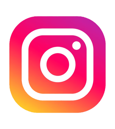 The official Instagram app logo featuring a white camera icon on a purple, pink, and yellow gradient background.