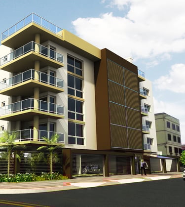 Prédio multifamiliar Villa Florencia na cidade de Pelotas. Construtora Valori Empreendimentos