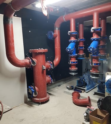 HVAC System Pipes
