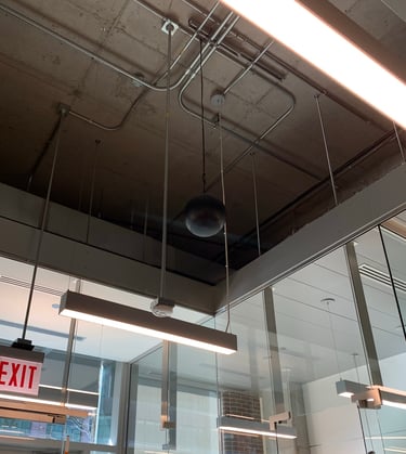 Pendant Ceiling Speaker and Audio System Installation