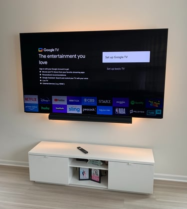 Television Soundbar Hidden Concealed Wiring