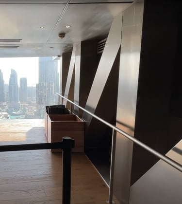 Cladding "The Sky View" Sky Slide room