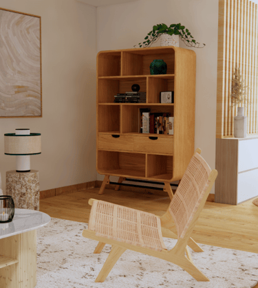 Salon d'inspiration Japandi