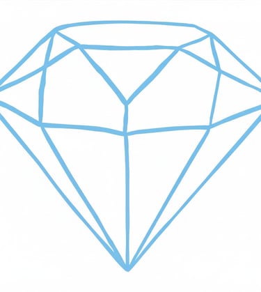 Ikona diamentu symbolizująca sektor premium i innowacyjną technologię myjek parowych EV International