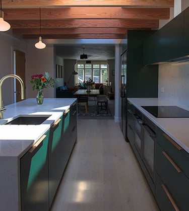 kitchen extension, Spaceframing, Barefoot Architects
