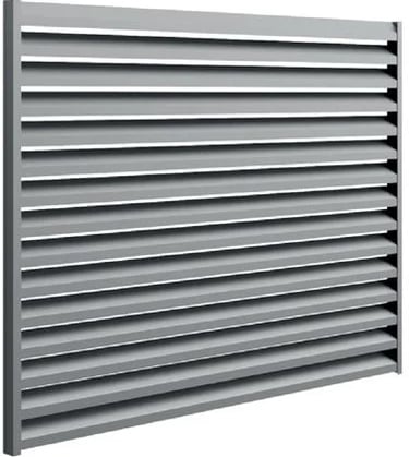 žaliuzi tvora, suteikianti teritorijai modernų ir patikimą apsaugos sprendimą