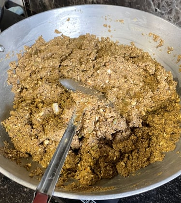 Mixture getting dried up after addition of sugar solution for making laddu/ pinni