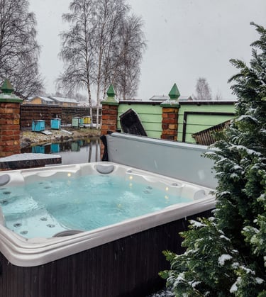 jacuzzi, sauna, pirtis, lauko vonia, spa, Palanga