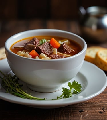 Beef broth/Marhahúsleves