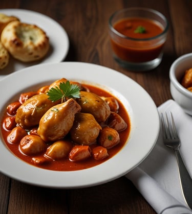 Chicken paprikas/Csirkepaprikás (hagyományos)