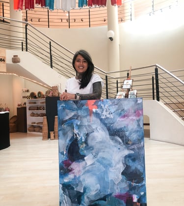 abstract artist, kuala penyu, sabah, north borneo, kampung, tamu, sabah national art gallery, cosmic