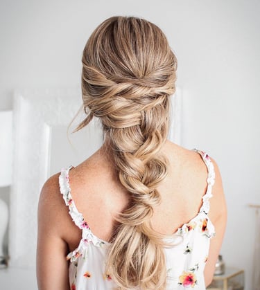 Beautiful Wedding Braid by Missy Sue