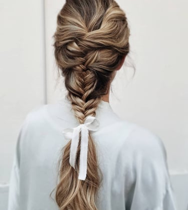 Romantic Braid for Wedding Day