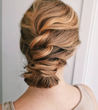 Modern Low Bun Modern Bridal Hairstyle