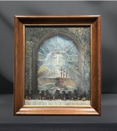 No Hate (Last Supper) 27.94 x 25.4 cm Oil on canvas