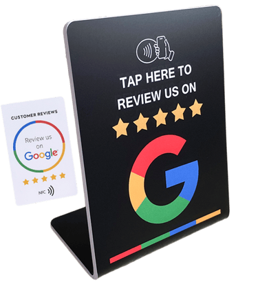 Google Review Cards and Stands