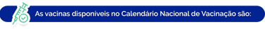 vacinas disponiveis no calendario nacional