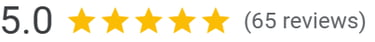 65 5 star google reviews