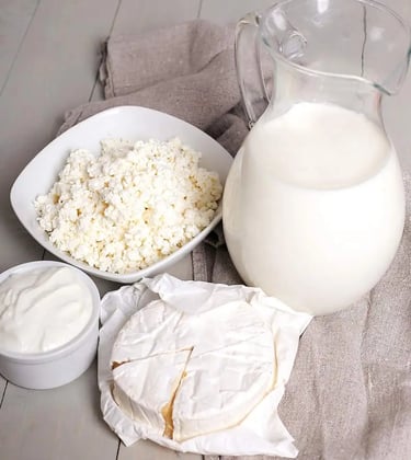 Congélation des produits laitiers