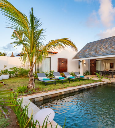 villa luxueuse en location à Maurice 