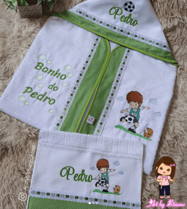 Toalha de banho personalizada