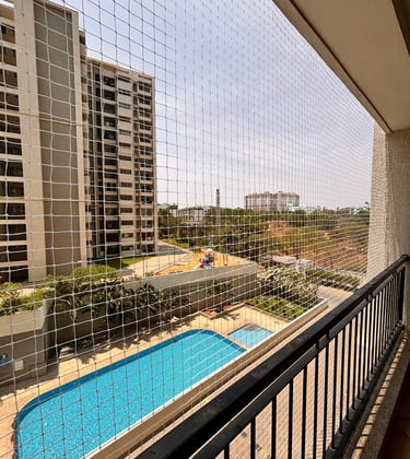 Balcony safety nets installation in bengaluru