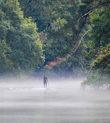 paddle surf en cedeira y villarrube , xeoparque cabo ortegal