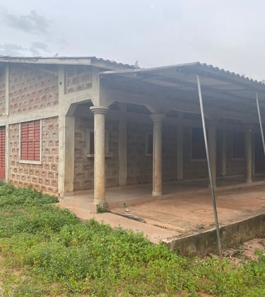 Centre de santé que souhaite ouvrir Emmaüs Pahou pour les compagnons et les villageois