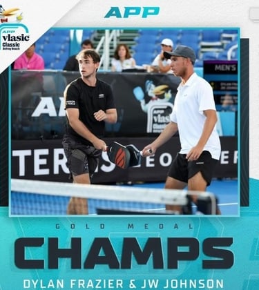 Dylan Frazier & JW Johnson win gold at APP Delray Beach