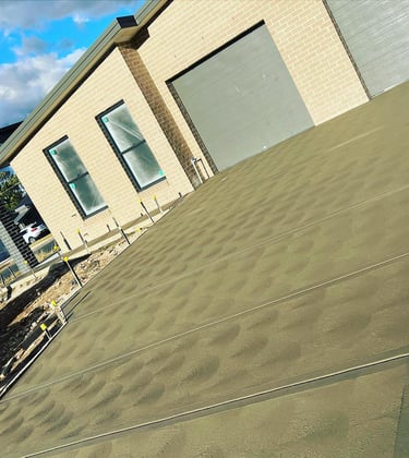 residential driveway by reef coast concreting