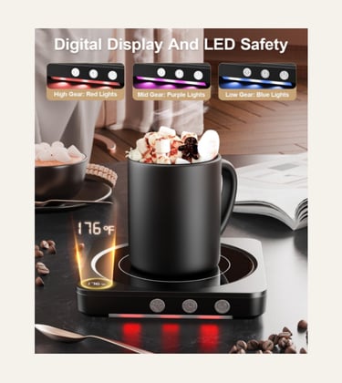 House Gem Store Mug Warmer Black