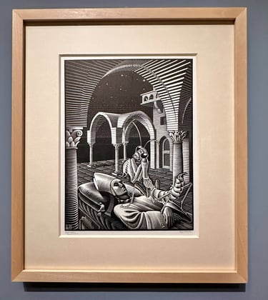 Dream ( Mantis Religiosa), 1935 Wood Engraving ©16mag