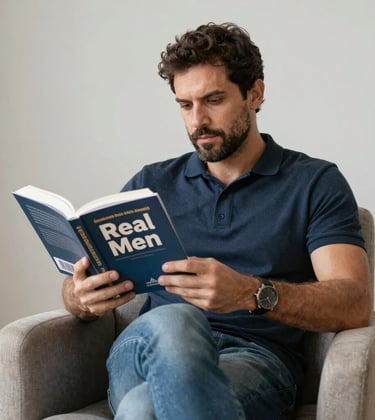 An organized flatlay of premium EDC (Every Day Carry): a high-end leather wallet, silver keys, and a sleek smartphone. Background is dark blue leather, very clean and solid.
