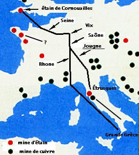 la route de l'étain par Jougne jura d'après georges lanquetin