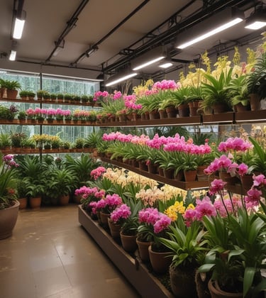 Coelogyne are grown inside year around they need lots of light and temperatures between 55-75.