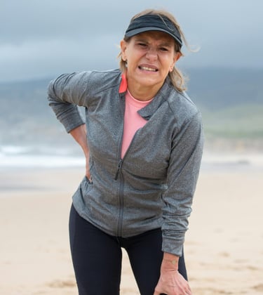 back pain and muscle stiffness