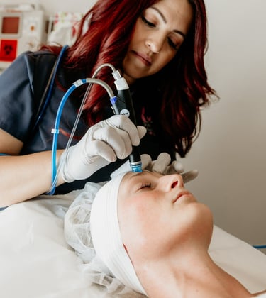 Hydrafacial treatment