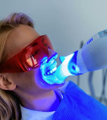 teeth whitening treatment pain free