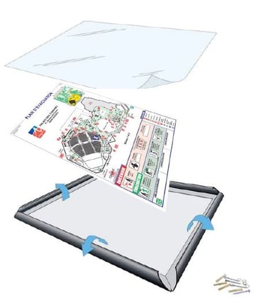 plan d'évacuation A3 clic-clac
